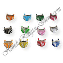 Large Cotton Sadi Paag With Golden And Silver Lace