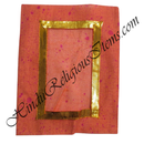 Chitraji Cotton Vasanti / Chatna Vastra with Golden Lace (VCVGL-1)