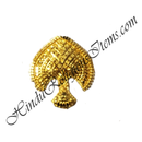 Premium Quality Golden Metal Mukut