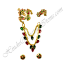 Premium Quality Golden Metal Meenakari Mala Set
