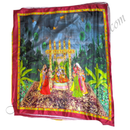 Satin Silk Super Fine Jungle Print Fabric/kapad [SSJ]