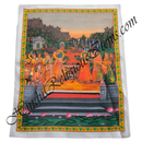 High Quality Satin Printed Pichwai (Backdrop) - Holi Khel