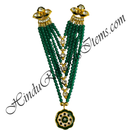 Premium Quality Six Layer Colour Moti Mala With Flower Shape Pendant