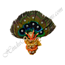 Premium Quality Morpankh Chandrika on Khulhey Paag With Diamond & Stone Work