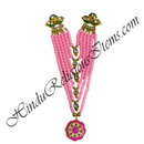 Premium Quality Six Layer Colour Moti Mala With Flower Shape Pendant