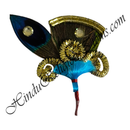 Resham & Morpankh Kalgi & Katra With Golden Jhari