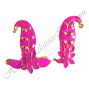 Premium Quality Golden Metal Meenakari Shirpeach And Sheeshful Set
