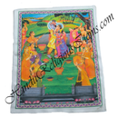 High Quality Satin Printed Pichwai (Backdrop) - Holi Khel