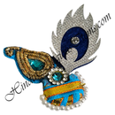 Paag With Moti & Resham Decoration