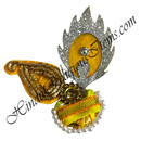 Paag With Moti & Resham Decoration