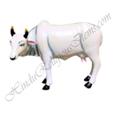 Plain Colour Gaay (Cow) Animal Fiber Swarup / Khilona
