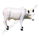 Plain Colour Gaay (Cow) Animal Fiber Swarup / Khilona