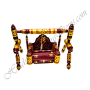 Sankheda Style Wooden Palna (Cradle)