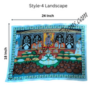 High Quality Satin Printed Pichwai (Backdrop)-7 Swarup Annakut