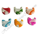 Cotton Sadi Paag with double colour Leheriya in assorted colours