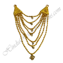 Premium Quality Golden Metal 7 Layer Mala With Flower Shape Pendant