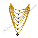 Premium Quality Golden Metal 7 Layer Mala With Flower Shape Pendant