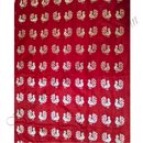 Bangoli Silk With Golden Jhari Peacock Design Fabric/ Kapad (BSJP)