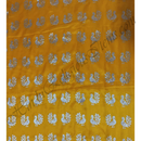 Bangoli Silk With Golden Jhari Peacock Design Fabric/ Kapad (BSJP)