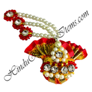 Premium Quality Cotton Paag With Moti Decoration With Tihara Moti Katra