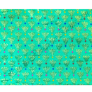 Brocade Golden Jhari Kamal Kali Print Fabric/ Kapad (BJKKP)