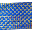 Brocade Golden Jhari Kamal Kali Print Fabric/ Kapad (BJKKP)