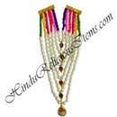 Premium Quality Six Layer Colour Moti Mala With White Moti