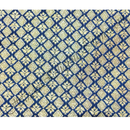 Brocade Golden Jhari Flower & Diamond Print Fabric/ Kapad (BJFDP)