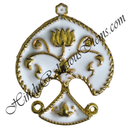 Premium Quality Golden Metal Meenakari Mukut