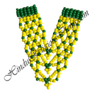 Two Layer Coloured Moti Mala