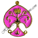 Premium Quality Golden Metal Meenakari Mukut