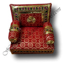 Velvet Sinhasan Gadi, Takiya And Pithika Set