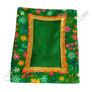Chitraji Saga Silk Coloured Flower Design Vastra with Golden Jhari Lace