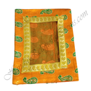 Chitraji Brocade Jhari Mango Design Vastra With Golden Jhari Lace