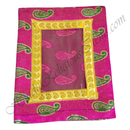 Chitraji Brocade Jhari Mango Design Vastra With Golden Jhari Lace