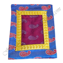 Chitraji Brocade Jhari Mango Design Vastra With Golden Jhari Lace