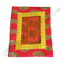 Chitraji Brocade Jhari Mango Design Vastra With Golden Jhari Lace