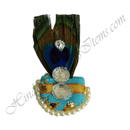 Cotton Sadi Paag With Single Jod Mor-Chandrika & Moti Lad Decoration