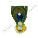 Cotton Sadi Paag With Single Jod Mor-Chandrika & Moti Lad Decoration