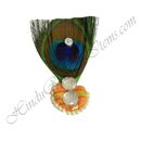 Cotton Sadi Paag With Single Jod Mor-Chandrika & Moti Lad Decoration
