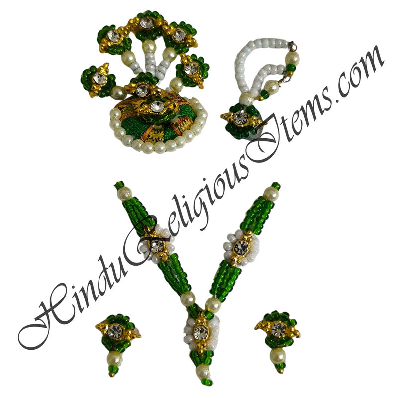 Premium Quality Coloured Moti Mala Chitraji Set