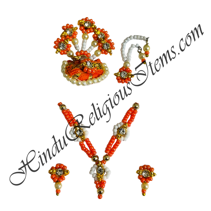 Premium Quality Coloured Moti Mala Chitraji Set