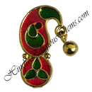 Golden Metal Meenakari Sheeshful