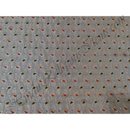 Golden Jhari Mango butti Brocade Kapad with red and green dots, 46 inch panna, sold by the metre for Vastra