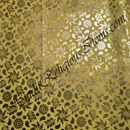 Satin Golden Flower Print Kinkhab Fabric/ Kapad (SFPK)