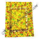 Chitraji Cheent Floral Vastra With Golden Lace