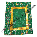Chitraji Cheent Floral Vastra With Golden Lace