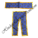 Lalan Cotton Star Print Basma/Chappa Chira Vastra With Golden lace