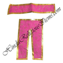 Lalan Cotton Star Print Basma/Chappa Chira Vastra With Golden lace