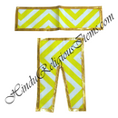 Lalan Slub Cotton W Shape Leheriya Chira Vastra With Golden Lace